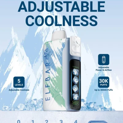 王嘉爾同款電子煙 ELFBAR ICE King 30000 Puff 一次性電子煙 VAPE｜30K 口可調冰度